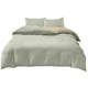 thumbnail image 2 of Set de ropa de cama tamaño queen, tela lavada de poliéster | Juego de edredón suave de 4 piezas | Funda de colcha moderna transpirable de doble cara, sábanas, fundas de almohada | Cuidado fácil, 2 of 6