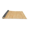 thumbnail image 2 of Ahgly Company Indoor Rectangle Solid Orange Modern Area Rugs, 4' x 6', 2 of 4