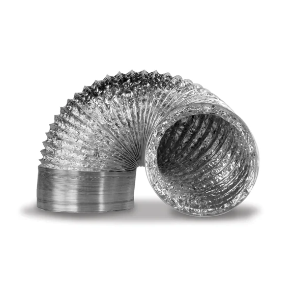 HTG Supply 8-Inch x 25-Foot Flexible Ducting for Grow Rooms