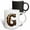 Multicolor, variant on 3drose, Steampunk Image of Metal Monogram Initial G, 11oz Mug