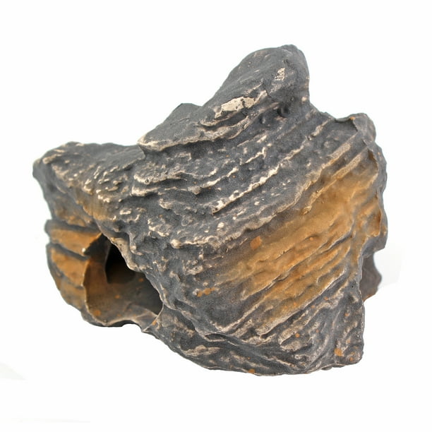 Fish Tank Cichlid Stones Ceramic Caves Aquarium Rock Decor for Shrimp