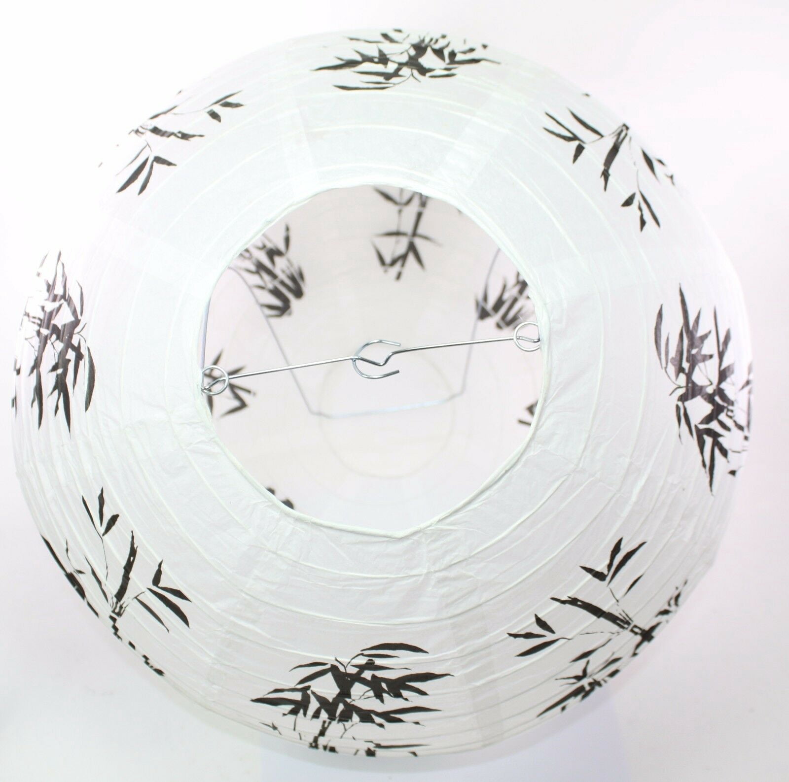 ERROR Set of 4: 16" Black & White Bamboo Paper Lantern Wedding Party Decor M20105