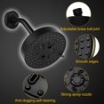 thumbnail image 3 of T2902BL Shower Trim Kit Compatible with moen T2902EPBL Shower Trim Kit Matte Black Shower Head and Shower Lever Handle Easy to Install Without 2510 Valve, 3 of 5