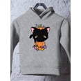 thumbnail image 3 of Cute Boombay Pumpkin Costume Hoodie Toddler -Image by Shutterstock,  5 Toddler, 3 of 4
