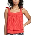 thumbnail image 1 of Rachel Roy Womens d Crop Top Blouse, Red, X-Small, 1 of 1