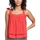 thumbnail image 1 of Rachel Roy Blusa d Crop Top para Mujer, Rojo, XS, 1 of 1
