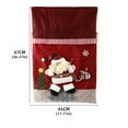 thumbnail image 2 of A Holiday Party Drawstring Tote Gift Bag Christmas Present Sack For Gift Wrapping Storage Reusable Fabric Bag Style A, 2 of 3