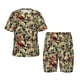 thumbnail image 1 of Fotbe Skulls1 Pijama Estampada de 2 Piezas para Niños – Ropa de Dormir de Manga Corta Cómoda para Niños y Niñas, Camiseta y Shorts de Algodón-Medium, 1 of 6