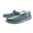 thumbnail image 2 of Hey Dude Women's Wendy Chambray Navy Size 7 | Women’s Shoes | Women’s Lace Up Loafers | Comfortable & Light-Weight, 2 of 5