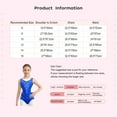 thumbnail image 7 of iiniim Kids Girls Gymnastics Leotard Sparkly Rhinestone Sleeveless Unitard Jumpsuit Ballet Dance Bodysuit Red 12, 7 of 7