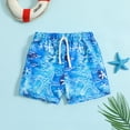 thumbnail image 2 of Youmylove Toddler Boys Swim Trunks Boys Bathing Suit Kids Baby Boys Summer Print Shorts Beach Swimwear Swimming Trunks Swimsuit Vacation Summer Beach Shorts, 2 of 7
