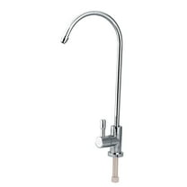 Kritne Faucet Tap 1/4'' Zinc Alloy Kitchen Sink Faucet Tap Chrome Reverse Osmosis RO Drinking Water Filter