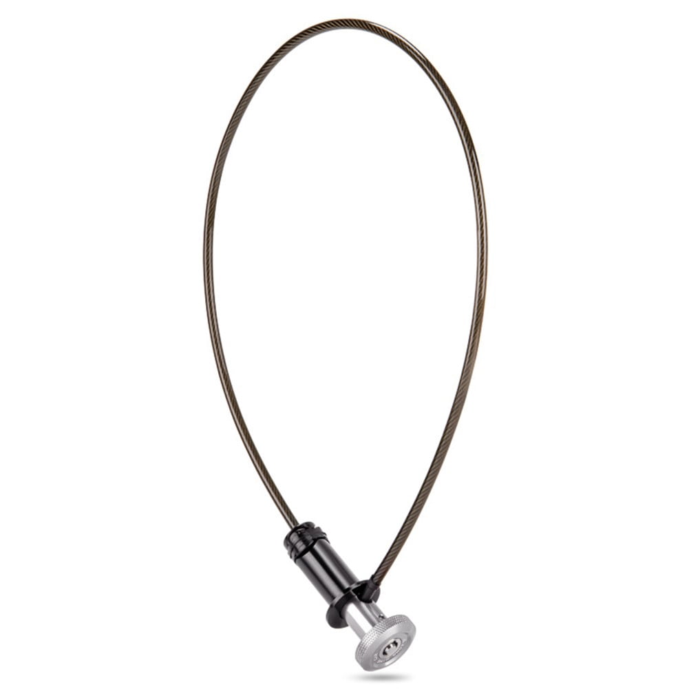 Lylong Riding 53G Weight Bike Cable Lock Helmet Locks Head Aluminum Alloy Easy To Use Quick Stainless Steel Lightweight
