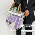 thumbnail image 2 of TERGAYEE Tote Bag for Women,Clear Gym Bag PVC Beach Bag Sports Duffel Bag,Travel Bag Storage Bag Convenient Swimming Bag Outdoor Beach Bag, 2 of 4