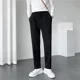 thumbnail image 3 of Pantalones de trabajo para hombre blancos, pantalones grises para hombre, oficina, elegantes, nuevos en sastrería, ropa de estilo coreano, reseñas de pantalones, muchos usan, 3 of 4