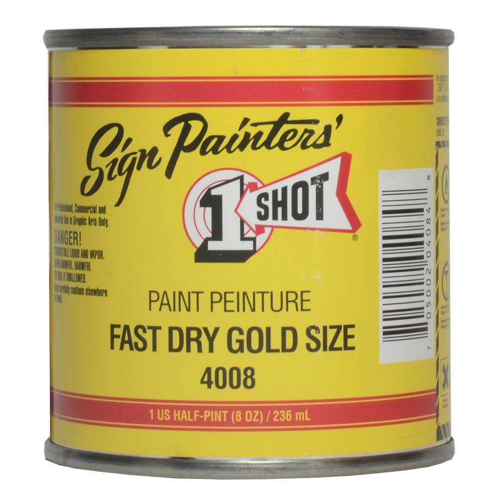 One Shot Paint 4008Hp Fast Dry Gold Size One Shot Sign & Lettering