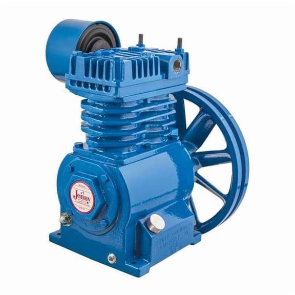 Air Compressor Pump, 1 hp, 2 hp, 1 Stage, 32 fl oz Oil Capacity, 2 Cylinder