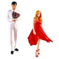 thumbnail image 2 of Almencla 1/64 Scale People Figures Miniature Romantic Couple Figures Diorama Character Figure DIY Crafts for s Decor Layout, 2 of 8