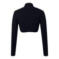 thumbnail image 5 of UJNDER Elegant Ballet Dance Wrap Top for Women Long Sleeve Shawl Cover Up Ideal for Practice and Black, 5 of 5