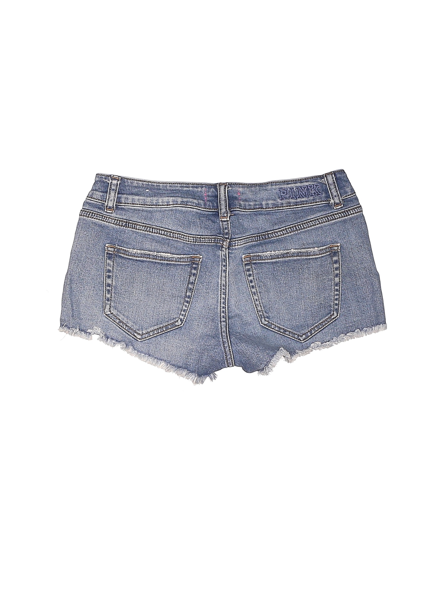 victoria's secret pink denim shorts