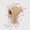 thumbnail image 3 of Unisex Winter Balaclava Hood with Face Mask and Neck Warmer,Cold Weather Ski Mask for Outdoor Activities,Soft Plush Thermal Hood for Skiing, Cycling,Adjustable Face Covering Winter Hat for Women Men, 3 of 8
