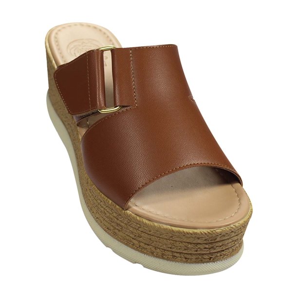 SANDALIA CASUAL LEON MUJER CAMEL SINTETICO 1553 LEON 1553p