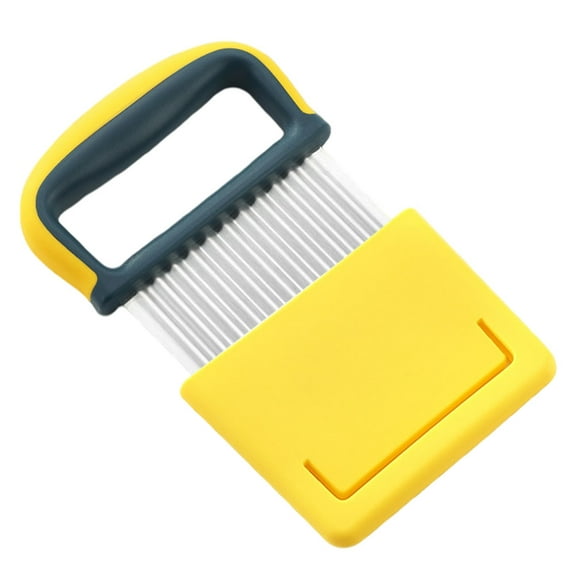 1PC Stainless Steel Potato Slicer for Wave Type Chopping Cutter