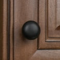 thumbnail image 5 of GlideRite 1.125 in. Solid Classic Round Cabinet Knobs, Matte Black, Pack of 10, 5 of 5