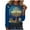 Blue, variant on Wancir Hanukkah Sweatshirt Women Ugly Hanukkah Sweater Menorahs Graphic Crewneck Pullover Shirt