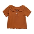 thumbnail image 2 of Rbaofujie T-Shirt Rayé pour Garçons et Filles, T-Shirt à Manches Courtes Col Ras du Cou à Manches Courtes, 2 of 9