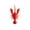 Red, variant on Soft Crayfish Fishing Lure 2.8 Inch 0.42 oz, Lifelike Crawfish Bait with Hook for Bass, Weedless Soft Plastic Crayfish for Freshwater, Deep Red