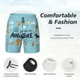thumbnail image 5 of Daiia Let's Go on an Adventure Mens Swim Trunks Swim Shorts Quick Dry Swim Shorts with Mesh Lining Pockets-XX-Large, 5 of 9