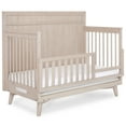 thumbnail image 2 of evolur Signature Glam Convertible Crib Toddler Guard Rail, Pearl Shimmer White, 2 of 2