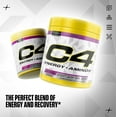 thumbnail image 2 of C4 Energy + Aminos Pre Workout Powder, 5g BCAAs & EAAs, Zero Sugar, Grape, 30 Servings, 2 of 6