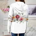 thumbnail image 4 of Fjofpr Zip Sweatshirts for Women with Hood Sweatshirt Jackets for Women Zip up Hoodies Long Sleeve Pullover Fall Clothing with Pockets Multicolor L, 4 of 6