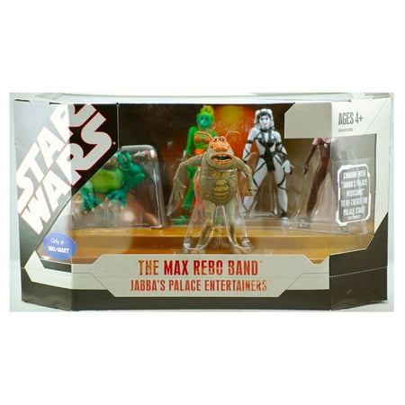 - Star Wars The Max Rebo Band Action Figure Set, Jabba's Palace Entertainers