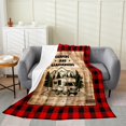thumbnail image 1 of Erosebridal Rustic RV Car Throw Blanket for Couch, Camper Plush Blanket, Jungle Adventure Decor, 1 of 7