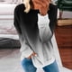 thumbnail image 1 of ICHUANYI ClearanceWomen's Round Neck Fashion Casual Long Sleeve Christmas Print Sweatshirt Tops Blouse(Black, M) ICHUANYI WER20232080505466, 1 of 5