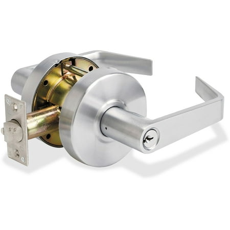 Chrome Lever Lockset - Master Lock, MLKSLCHSR26D, Heavy-duty Storeroom Lever, 1 Each, Chrome
