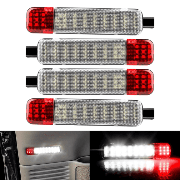 4PCS LED Door Courtesy Light For Chevy Silverado Suburban Tahoe GMC Sierra Yukon