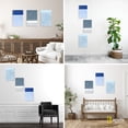 thumbnail image 2 of Cuadro Decorativo Tríptico Vertical Azules Abstracto Canvas Revolution  Set De 3 Cuadros 40x60 cm, 2 of 5