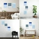 thumbnail image 2 of Cuadro Decorativo Tríptico Vertical Azules Abstracto Canvas Revolution  Set De 3 Cuadros 30x45 cm, 2 of 5