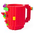 thumbnail image 2 of Taza de ladrillo incorporada, taza de café divertida y novedosa, taza creativa de bloques de construcción DIY, tazas de fiesta de cumpleaños para niños, regalos únicos para Navidad, 2 of 8