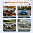 thumbnail image 3 of Thanaddo 20'x 40' Outdoor Party Tent with Rollable Sides, Heavy Duty Steel Frame, White, 3 of 10