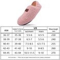 thumbnail image 4 of Pantuflas interior para casa calcetines zapatos mocasines con espalda cerrada forro polar peluche mujer (36-37) color rosa, 4 of 9