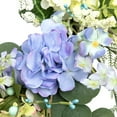 thumbnail image 5 of Northlight Eucalyptus, Hyacinths and Hydrangea Fern Spring Wreath - 26", 5 of 9
