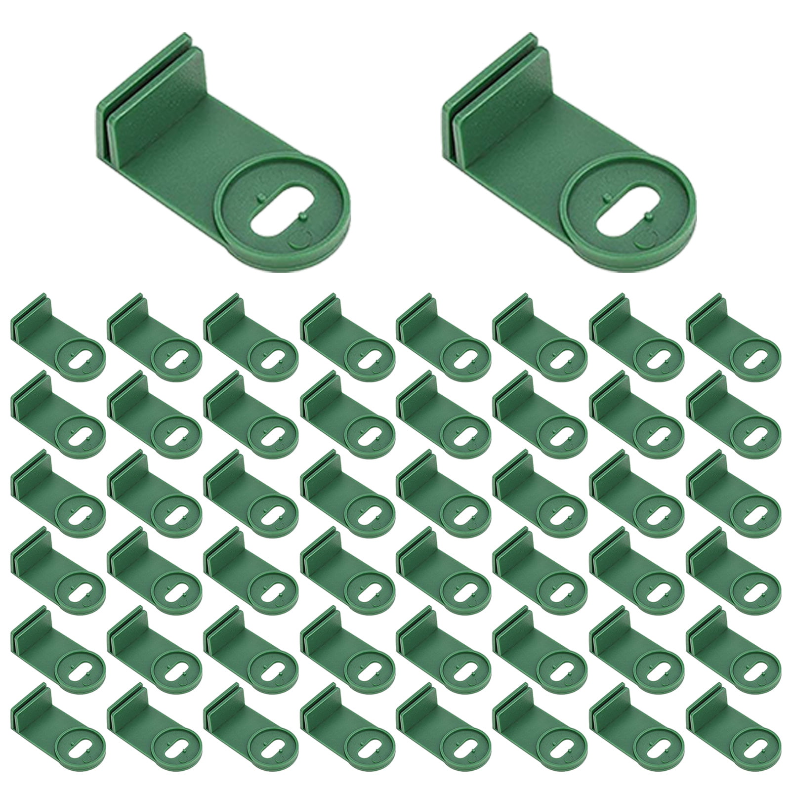 YARNOW 250pcs Greenhouse Fixing Twist Clips Plastic Shading Clips Washers Extenders Clips Corner Clips for Aluminium Greenhouse Insulation Bubble Netting Wrap Style 2 