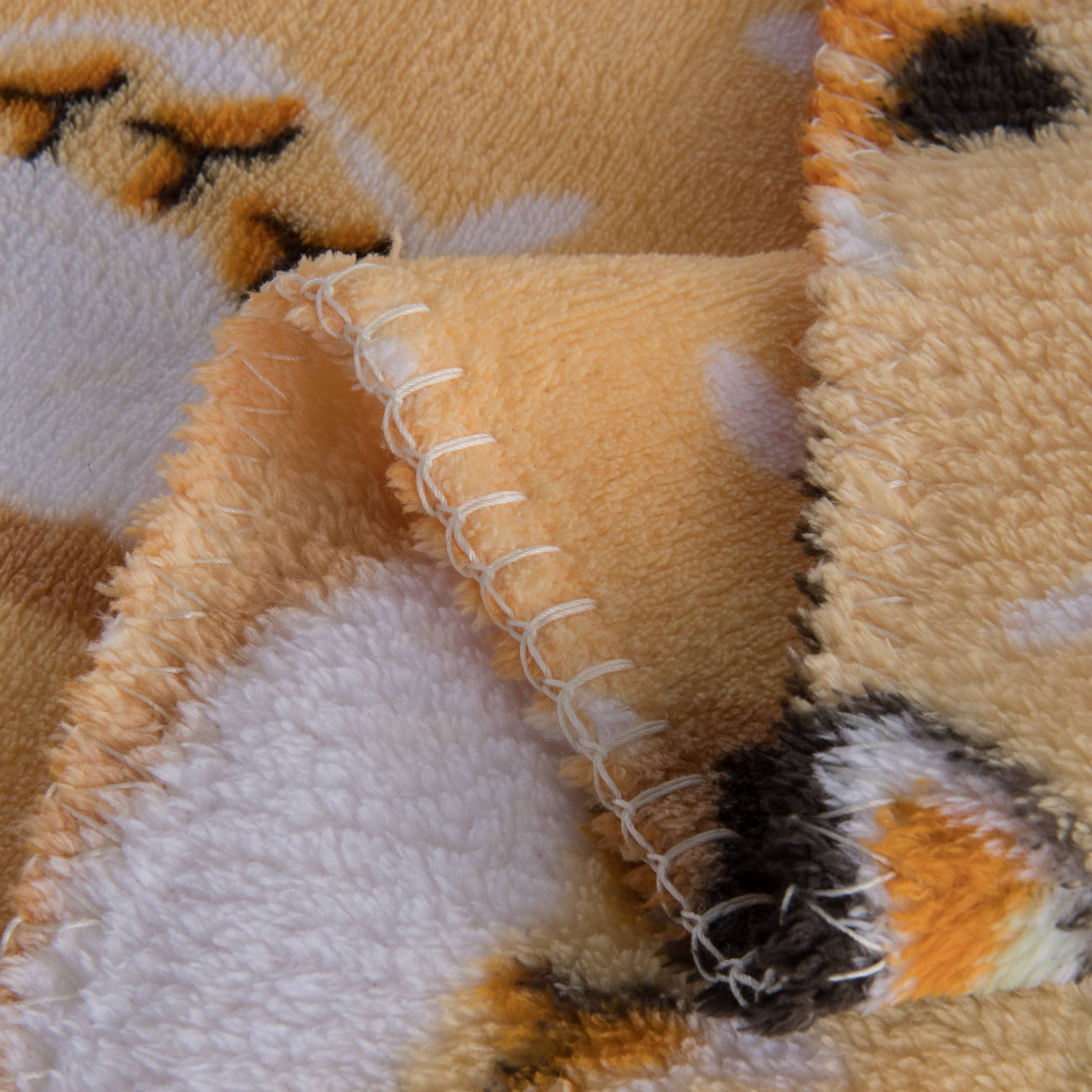 Mainstays Fleece Plush Throw Blanket, 50 x 60, Sushi Roll, 2-Pack 