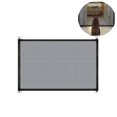thumbnail image 1 of Protección de seguridad para mascotas con diseño elegante, ventana transparente, puerta de malla plegable portátil para uso en interiores y exteriores, puerta de escalera extensible con mecanismo de, 1 of 5