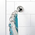 thumbnail image 2 of Zenna Home Tringle de Douche Courbée en Aluminium Antirouille, Chrome, 2 of 5